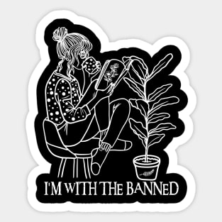 I'm With The Banned Sticker